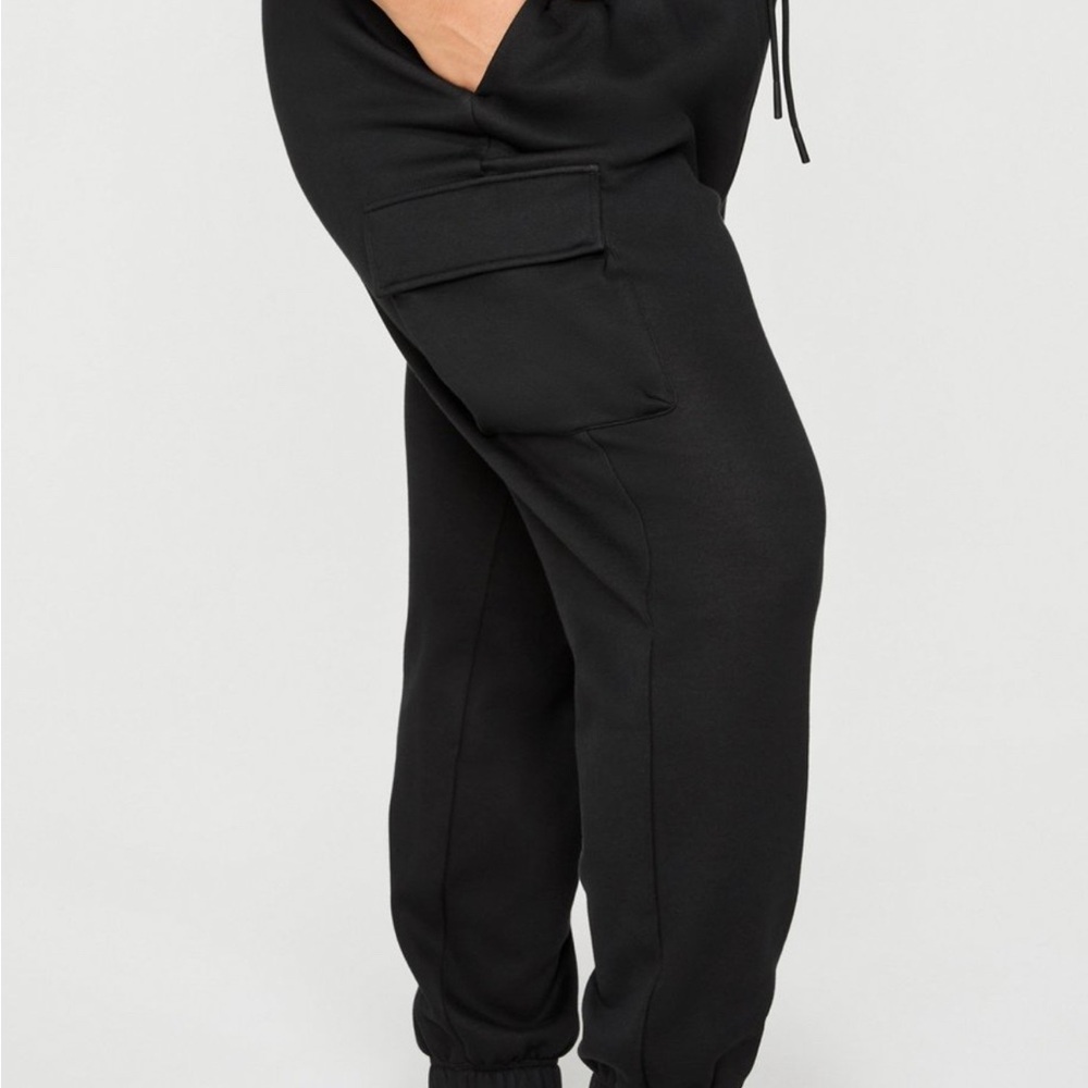 Fabletics Black Joggers Track Pants Relaxed Fit
